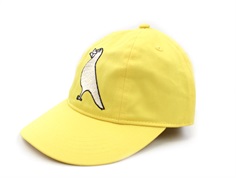 Mini Rodini cap pigeons yellow